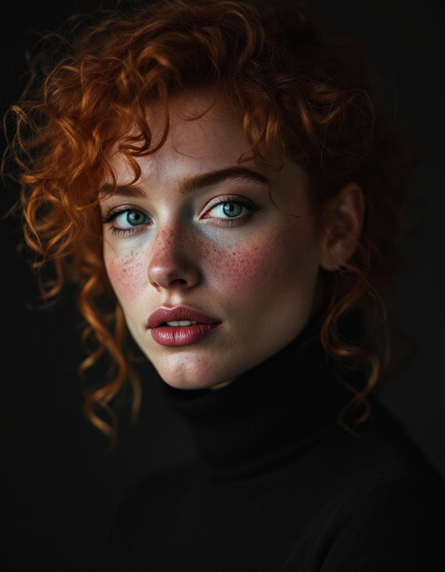 Creative professional headshot generated by AI